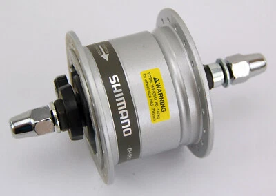 Nabendynamo Shimano DH-3R35-A-H für Rollenbremse 6V 3W * NEU 36 Loch silber - Bild 1 von 3