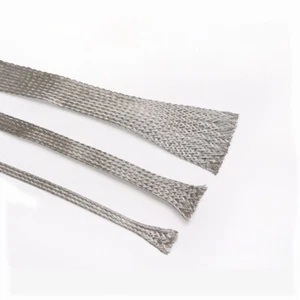 Tinned Copper Metal Shielding Braided Sleeving 2mm 4mm 6mm 8mm 10mm 12mm to 28mm - Picture 1 of 7