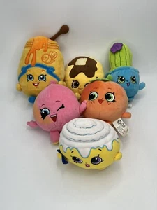 Shopkins Plush Lot of 6 - June, Honey, Cindy, Pancake, Prickles, April - Picture 1 of 16