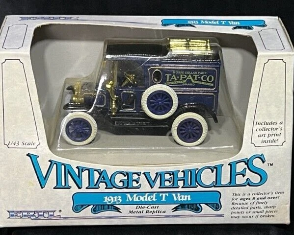 Vehículos de colección ERTL escala 1/43 fundido a presión 1913 modelo T furgoneta #2502 Foto 1 de 1