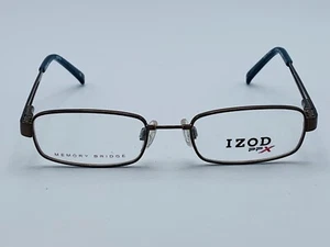 Izod PFX EYEGLASSS KIDS YOUTH METALLIC Brown Blue X76 45-17-125 Memory Bridge - Picture 1 of 12