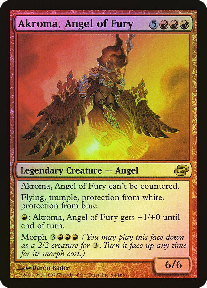 MTG FOIL Akroma, Angel of Fury  - Planar Chaos #94 - Image 1 of 1