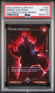 2022 Alpha Clash Energy Explosion STRETCH GOL PROMO PSA 10 - Imagen 1 de 2