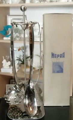 Mepra Set Mestoli In Acciaio ( Quintiglia) Con Appendino - Immagine 1 di 4