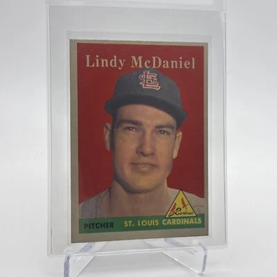 1958 Topps Lindy McDaniel Baseball Card #180 EX Quality #3 FREE SHIPPING - Image 1 of 3