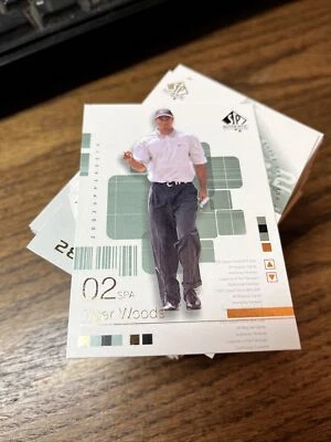 2002 SP Authentic Golf Set 1- 90 Tiger Woods, Garcia, Nelson, Nicklaus, Kuchar - Image 1 of 3