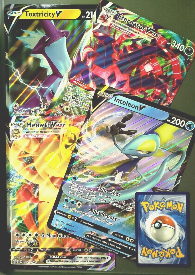 Pokémon JUMBO Promo V / VMax / VStar / VUnion Cards (Pick your card) SWSH Series - Image 1 of 1