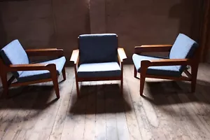 Arne Wahl Iversen Teak Loungechair Easychair Danish Design neu bezogen - Bild 1 von 13