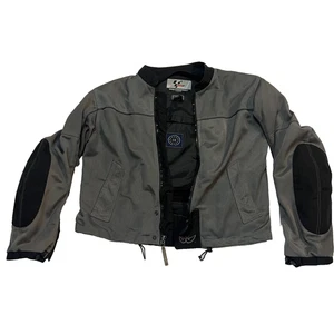 Moto GP schwarz Motorrad grau Jacke Herren XL Biker, Dorna 2002 - Bild 1 von 13