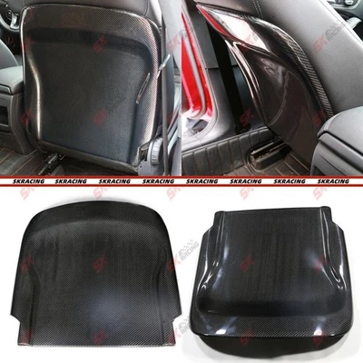 Fits Mercedes Benz CLA200 250 CLA45AMG Dry Carbon Fiber Seat Back Covers Bodykit - Image 1 of 4
