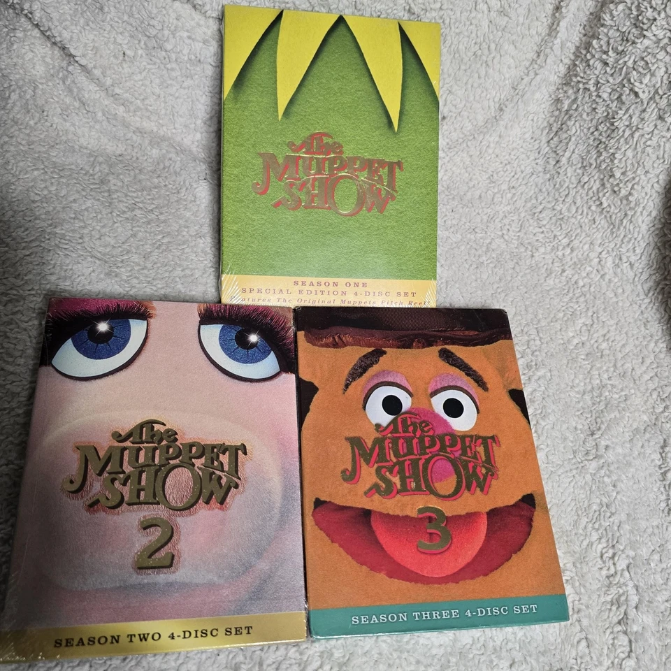 The Muppet Show Seasons 1 2 3 DVD Lot Special Edition 4-Disc Sets Sealed Disney - Image 1 of 4