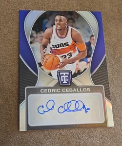 2024-25 Panini Totally Certified Signatures Cedric Ceballos #TCS-CED Auto - Picture 1 of 2
