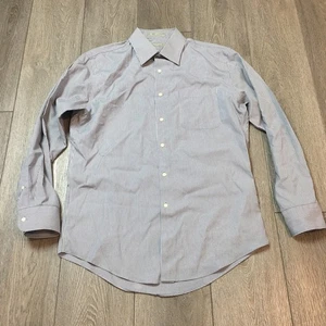 Nordstrom Trim Fit knitterfrei 100% Baumwolle blau weiß Streifen  - Bild 1 von 7