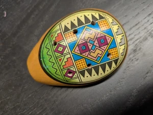 Vintage Terracotta Decorated Ocarina, vgc, collectable Wind Instrument  - Picture 1 of 6