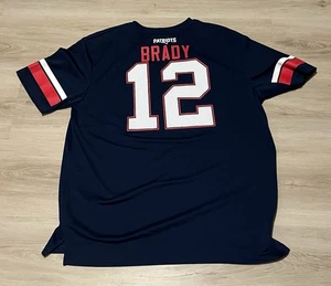 TOM BRADY NFL TEAM APPAREL JERSEY NEW ENGLAND PATRIOTS XL NWOT HALL OF FAME NWOT - Picture 1 of 4