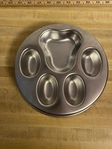 Cuenco/metal alimentador lento de acero inoxidable Vixrador individual usado para perros - Imagen 1 de 5