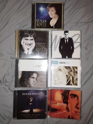 Lot Of 7 Vocal CDs Buble, Groban, Dion, Susan Boyle - Imagem 1 de 2