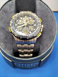 Citizen Skyhawk Eco Drive Blue Angels U600-S052190 Brand - Picture 1 of 5