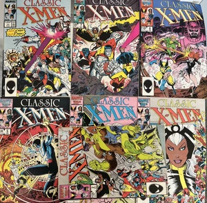 CLASSIC X-MEN. NUMBER 2-8. (7 ISSUE 1986-1987 LOT). MARVEL COMICS. - Picture 1 of 15