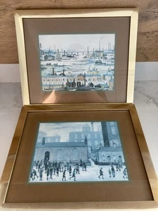 2X Vintage L.S Lowry Prints Framed - Picture 1 of 4
