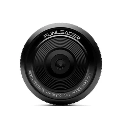 FUNLEADER 18mm F8 Full Frame Pancake Lens for Sony E Fuji X  EOS R Nikon Z Leica - Image 1 of 2