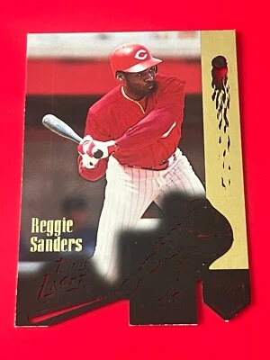 1996 Topps Laser Baseball MLB - Reggie Sanders #77 - Image 1 of 2
