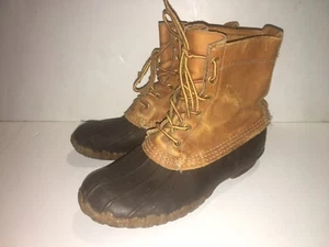 LL bean boots Mens 7 Womens 9  made in the USA - Picture 1 of 5