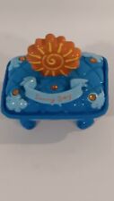 Vintage Claire's Trinket Boxes 2003 Small Jewelry Case “Sunny Day” Blue