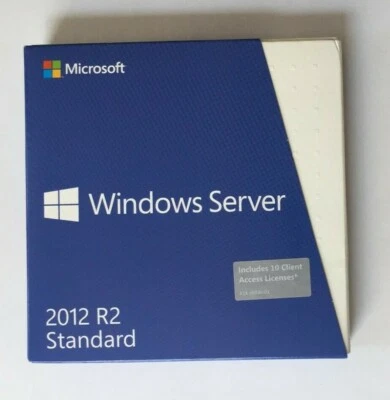 Microsoft Windows SVR STD 2012 R2 64bit English DVD 10 CLT SKU P73-05967. - Image 1 of 4