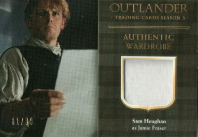 Outlander Season 3,  Sam Heughan ‘Jamie Fraser’ Wardrobe Card M24 #61/99 - Image 1 of 2