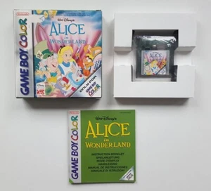 Nintendo GameBoy Color - Alice in Wonderland ( Ovp und Anleitung ) akzeptabel  - Bild 1 von 12