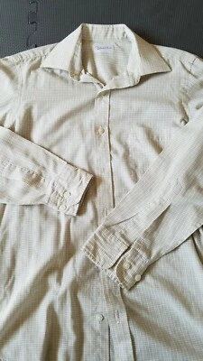 Oscar De La Renta Button Up Dress Shirt Men's Size 14.5  32-33 - Image 1 of 4