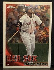 2010 Topps Chrome David Ortiz Boston Red Sox #128
