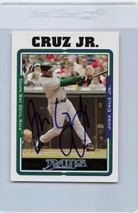2005 Topps #261 Jose Cruz Jr. Devil Rays Signed Auto *G9979 - Picture 1 of 2