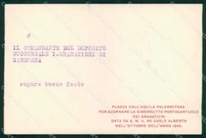 Militari Reggimentali 1° Reggimento Granatieri di Sardegna cartolina KF4388 - Foto 1 di 2
