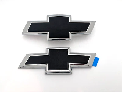 For 2016-2024 Chevy Chevrolet Camaro Front Grille & Rear Back Bowtie Emblems Set - Image 1 of 2