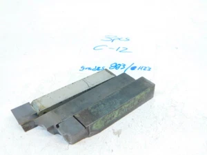3 PUNTE UTENSILI BRASATE CON PUNTA IN CARBURO E GAMBO C-12 USATE 3/4" - Foto 1 di 2