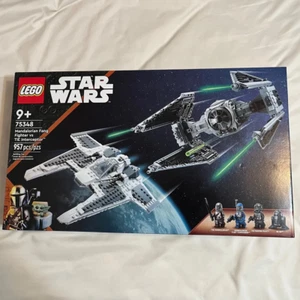 Lego Star Wars Mandalorian Fang Fighter vs TIE Interceptor 75348 New - Picture 1 of 4