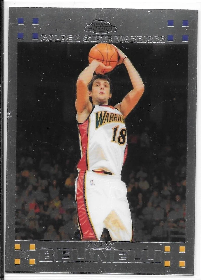 MARCO BELINELLI ROOKIE 2007-08 TOPPS CHROME 133 GOLDEN STATE WARRIORS SPURS - Image 1 of 1