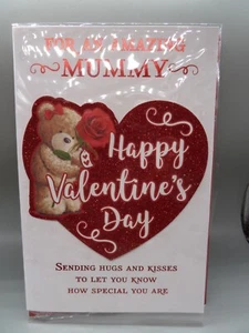 Mummy Valentines Day Card From Son Daughter Valentine Card Valentine's - Picture 1 of 2