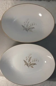 kaysons fine china golden rhapsody 1961 Set Of 2 10.5" Serving Bowls - Picture 1 of 4