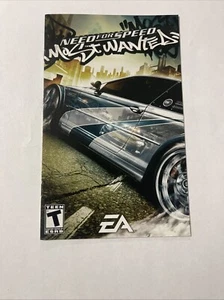Need For Speed Most Wanted PS2 Playstation 2 solo manuale ricambio no gioco - Foto 1 di 2