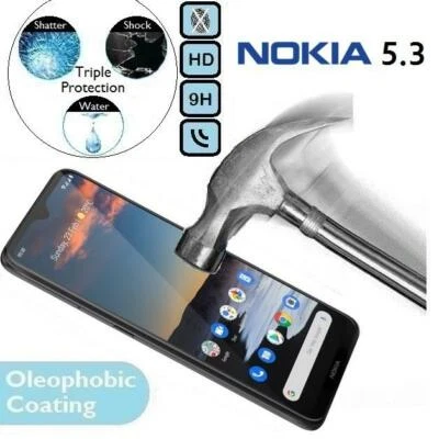 100%Genuine Tempered Glass Screen Protector TA-1234/1223/1227/1229 For Nokia 5.3 - Image 1 of 2