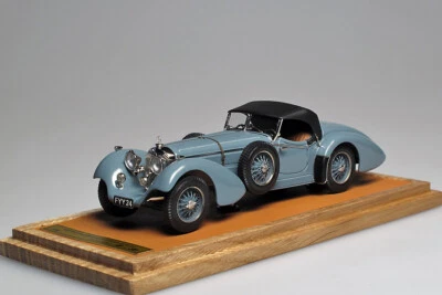 1/43 1930 Mercedes Benz SS Roadster Erdmann & Rossi closed grey EMC - Image 1 of 4