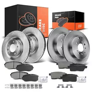 Front & Rear Disc Brake Rotors & Brake Pads for Mazda CX-9 2007 2008 2009-2015 - Picture 1 of 10