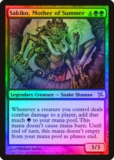 Sakiko, Mother of Summer FOIL Betrayers of Kamigawa HEAVILY PLD CARD ABUGames