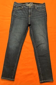 Women's Torrid Sky High Skinny Premium Stretch Jeans Size 14R Dark Blue Denim - Picture 1 of 8