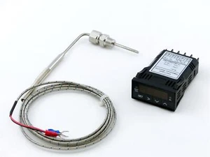 EGT digital Abgastemperatur Anzeige SET mit ALARM Gauge Sonde bis 1200°C 16V ROT - Bild 1 von 6
