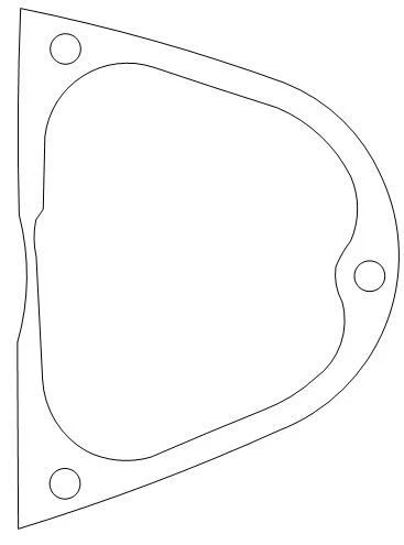 Junta de bomba de aceite Yamaha DT125 3GY-15456-00 Foto 1 de 1