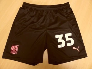 NORTHAMPTON TOWN FC | 35 | MAX DYCHE | MATCHWORN SHORTS 2024/2025 | Size L - Picture 1 of 3